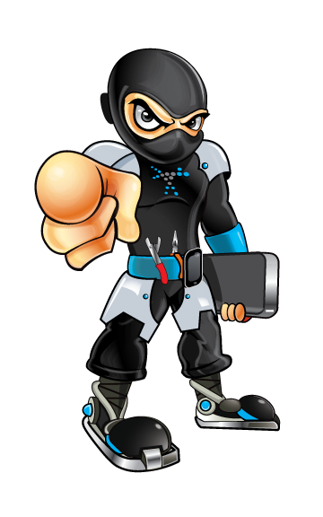 PC Ninja Mascot